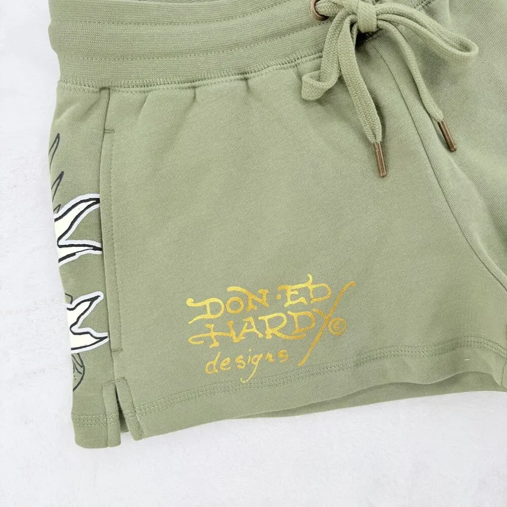 Ed Hardy Hoodie and Short Set (Size XS)